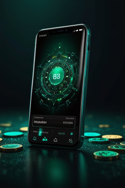 Smartphone con app casino