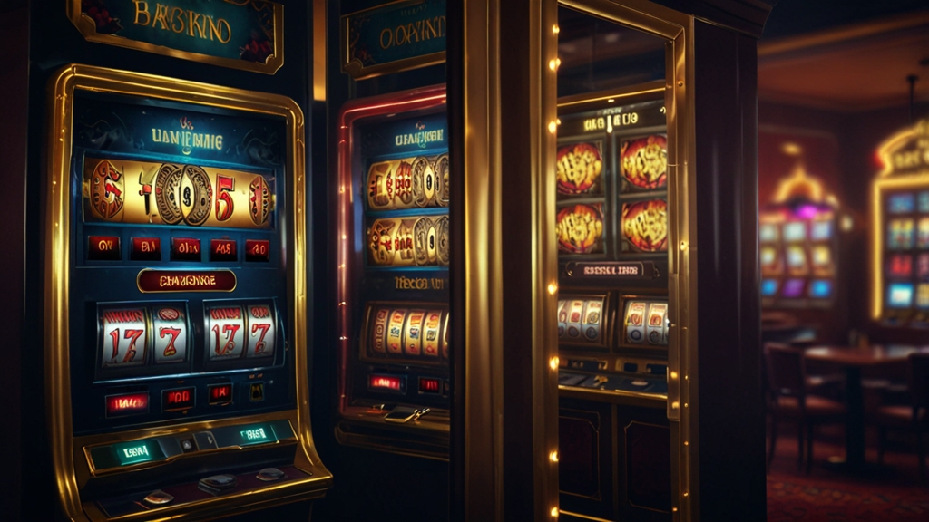 Tabella delle condizioni bonus accanto a una slot leopardata in un casinò scuro